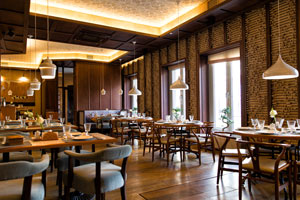 a luxury restaurant